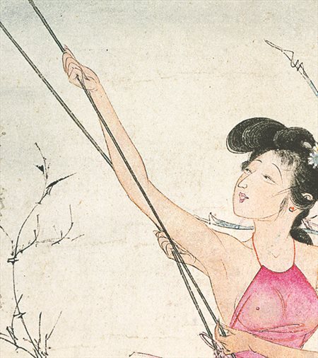 薛城-胡也佛的仕女画和最知名的金瓶梅秘戏图
